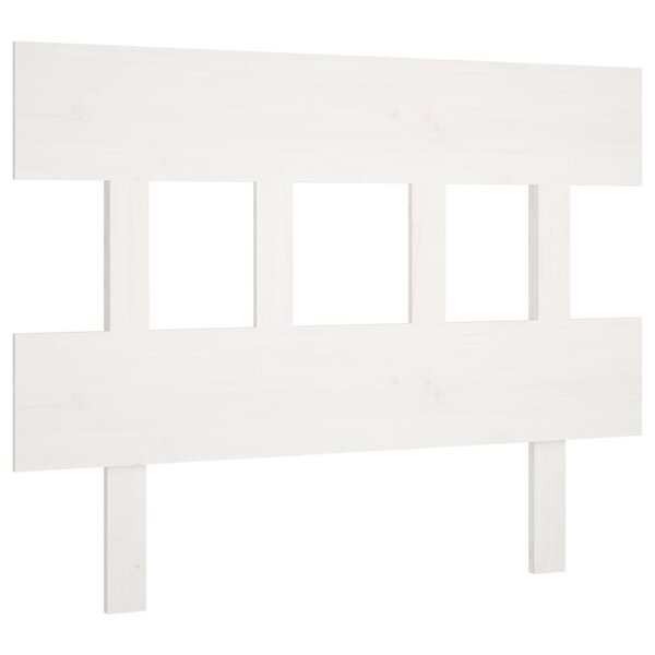 vidaXL Tête de lit Blanc 103 5x3x81 cm Bois massif de pin