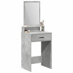 vidaXL Table de Toilette Gris béton 50 x 41 x 140 cm Bois d'ingénierie