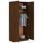 vidaXL Garde-robe Chêne marron 90x52x200 cm Bois d'ingénierie
