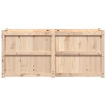 vidaXL Jardinière 150x50x70 cm bois de pin massif