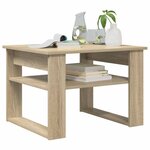 vidaXL Table basse Chêne Sonoma 64 x 54 x 44 cm Bois d'ingénierie