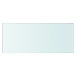 vidaXL Panneaux d'étagère 2 Pièces Verre Transparent 70 x 30 cm