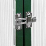 vidaXL Serre avec cadre de base vert 169x169x202 cm aluminium