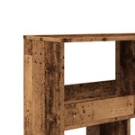 vidaXL Bibliothèque vieux bois 100x33x187 5 cm bois d'ingénierie