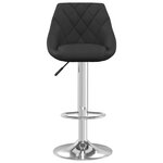 vidaXL Tabouret de bar Noir Velours