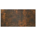 vidaXL Tête de lit Chêne fumé 160x1 5x80 cm Bois d'ingénierie