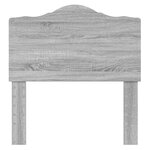 vidaXL Tête de lit Gris Sonoma 80 cm Bois d'ingénierie