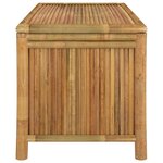 vidaXL Boîte de rangement de jardin 110x52x55 cm Bambou