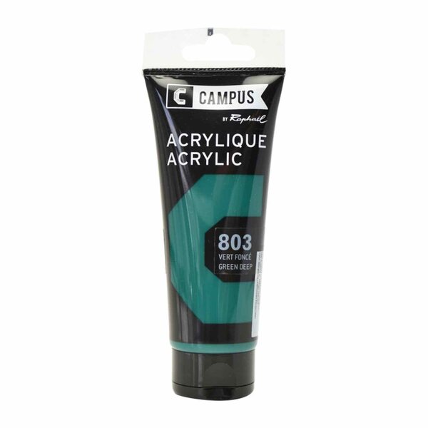 Peinture acrylique 100 ml - Vert foncé n°803