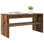 vidaXL Meuble TV Bois ancien 80 x 35 x 40 cm Bois d'ingénierie