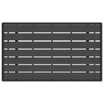 vidaXL Ensemble de repas extérieur 3 pc Noir polyrotin