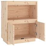 vidaXL Buffet 60x34x75 cm Bois massif de pin