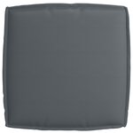 vidaXL Set de coussins de palette 2 Pièces Anthracite 60 x 60 x 12 cm