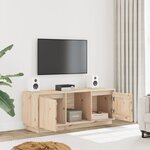 vidaXL Meuble TV 110 5x35x44 cm Bois de pin massif
