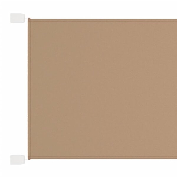 vidaXL Auvent vertical Taupe 60x1200 cm Tissu oxford