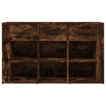vidaXL Buffet Chêne fumé 100x30x59 5 cm Bois d'ingénierie