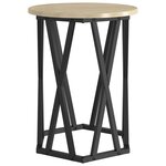 vidaXL Table basse 2 Pièces Chêne Sonoma Bois d'ingénierie et acier