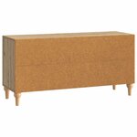 vidaXL Meuble TV 102 x 34 5 x 50 cm Chêne artisanal Bois d'ingénierie