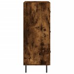 vidaXL Buffet Chêne fumé 34 5x34x90 cm Bois d'ingénierie
