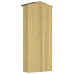 vidaXL Abri à outils de jardin 87x33x222 cm Bois de pin imprégné