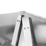 vidaXL Jardinière 2 Pièces Argent 30 x 30 x 75 cm Acier galvanisé