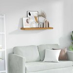 vidaXL Étagère Murale Beige 80 x 23 5 x 4 cm Bois d'ingénierie