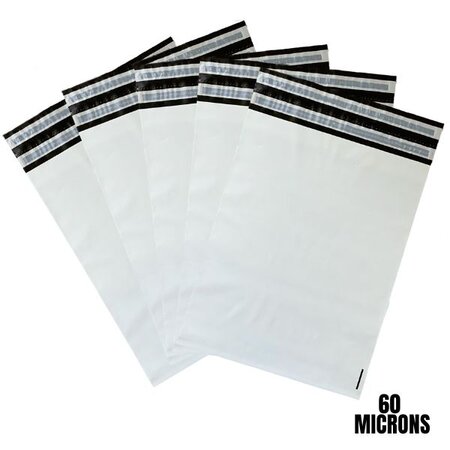 Lot de 50 de pochettes plastique n°4 aller retour - 60microns - 500x600+80