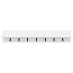 vidaXL Porte-manteau mural Blanc 100 x 10.5 x 18 cm Bois d'ingénierie