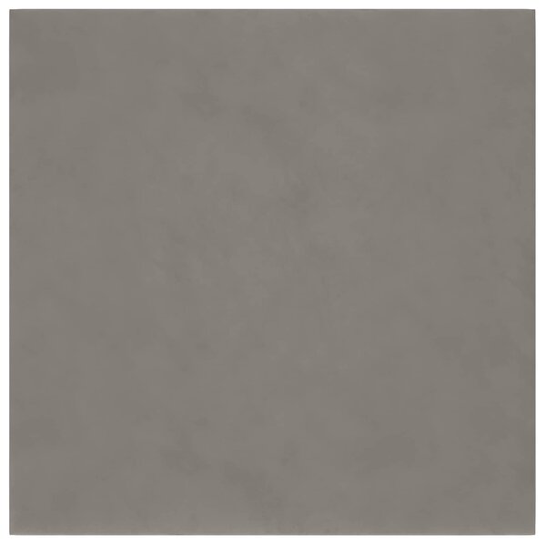 vidaXL Tête de lit murale 12 Pièces Gris clair Velours
