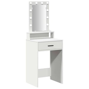 vidaXL Table de Toilette Blanc 50 x 41 x 140 cm Bois d'ingénierie