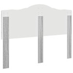 vidaXL Tête de lit Gris Sonoma 140 cm Bois d'ingénierie