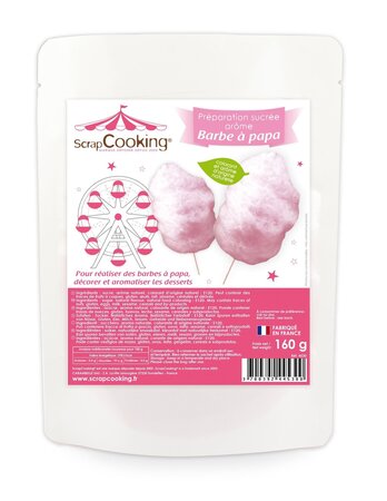 Sucre pour barbe à papa Rose 160g