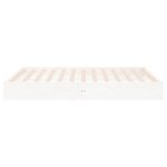 vidaXL Cadre de lit sans matelas blanc bois massif 180x200 cm