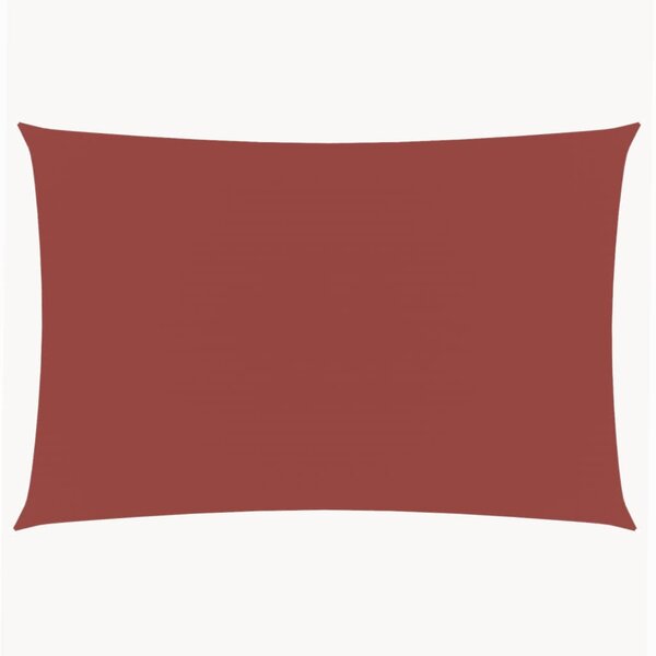 vidaXL Voile de parasol tissu oxford rectangulaire 3x6 m terre cuite