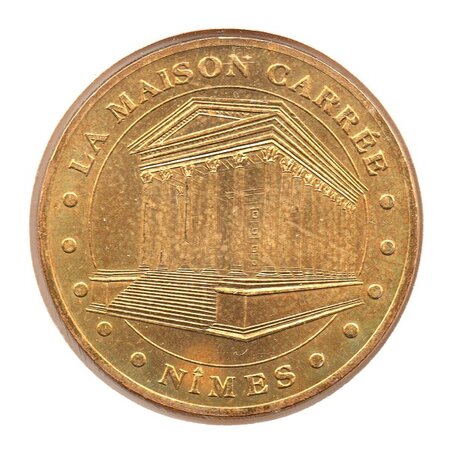 Mini médaille monnaie de paris 2008 - la maison carrée