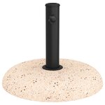 vidaXL Base de Parasol pour Poteaux de 37/42/52/58mm Béton Jaune 20 kg