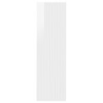 vidaXL Meuble TV mural Montage mural Blanc Brillant 30 x 31 x 100 cm