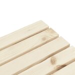 vidaXL Salon de jardin 2 Pièces bois de sapin massif