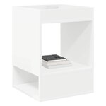 vidaXL Table d'appoint Blanc 40 x 40 x 56 cm Bois d'ingénierie