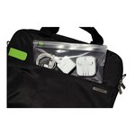 Sachet de 2 pochettes enveloppe à zip traveller pvc 2/10e  format s transparent leitz