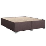 vidaXL Sommier à lattes de lit avec matelas Marron foncé 180x200 cm