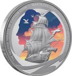 Pièce de monnaie en Argent 1 Dollar g 31.1 (1 oz) Millésime 2025 CAPTAIN COOK