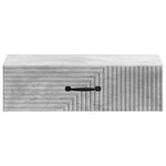 vidaXL Table d'appoint murale 59 x 34 5 x 17 cm Bois d'ingénierie