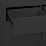 vidaXL Armoire de rangement Anthracite 80x35x101 5 cm Acier