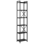 vidaXL Bibliothèque Chêne noir 40 x 30 x 188 cm Bois d'ingénierie