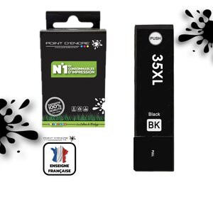35XL - Cadenas - NOIR - Grande capacité