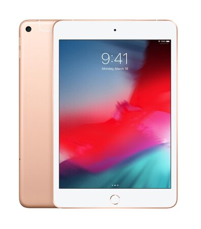 Apple ipad mini 5 wi-fi + cellular 256 go or