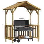 vidaXL Abri de barbecue 163 5x93x210 cm Bois de pin imprégné