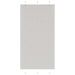 vidaXL Store plissé gris clair 110x200cm largeur du tissu 109 4cm