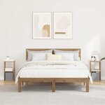 vidaXL Table de chevet 2 pc Chêne artisanal 25 5 x 22 x 49 5 cm